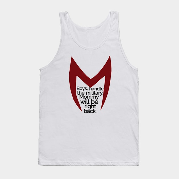 Boys, handle the military Tank Top by Nixart